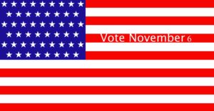 AmericanFlag 300x156 - US Midterms Elections: Red,Blue,Federal,State or Local, Just Vote on November 6.