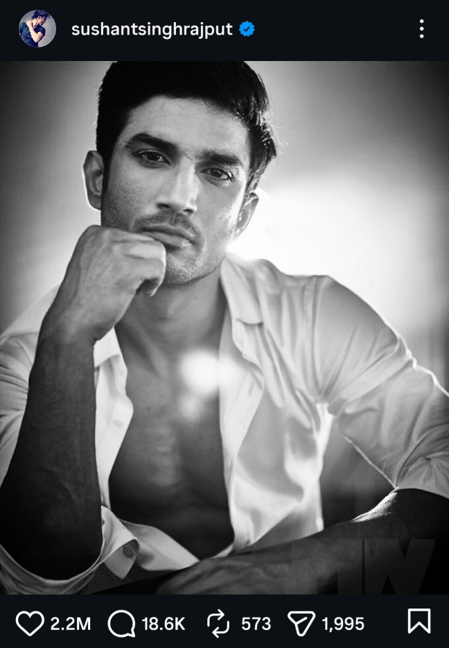 Remembering Remarkable Bollywood Actor Sushant Singh Rajput on Death Anniversary Screenshot 20260612 135822 Instagram 1 - Remembering Remarkable Bollywood Actor Sushant Singh Rajput on Death Anniversary